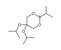 2-propan-2-yl-5,5-di(propan-2-yloxy)-1,3,2-dioxaborinane Structure