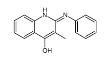 2-anilino-3-methyl-1H-quinolin-4-one结构式