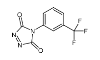 4-[3-(trifluoromethyl)phenyl]-1,2,4-triazole-3,5-dione结构式