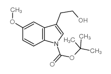 n-boc-5-methoxytryptophol Structure