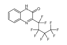 3-(1,1,2,2,3,3,4,4,4-nonafluorobutyl)-1H-quinoxalin-2-one结构式