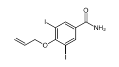4-(ALLYLOXY)-3,5-DIIODOBENZAMIDE结构式