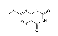 1-methyl-7-methylmercaptolumazine结构式