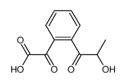 (2-lactoyl-phenyl)-glyoxylic acid结构式