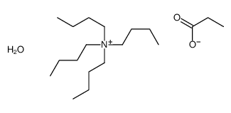 propanoate,tetrabutylazanium,hydrate Structure
