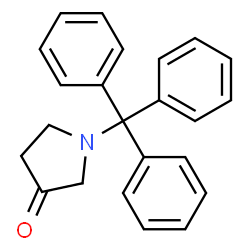 1-tritylpyrrolidin-3-one结构式