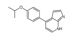 4-(4-propan-2-yloxyphenyl)-1H-pyrrolo[2,3-b]pyridine Structure