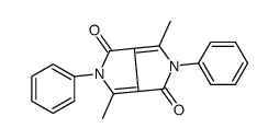1,4-dimethyl-2,5-diphenylpyrrolo[3,4-c]pyrrole-3,6-dione结构式