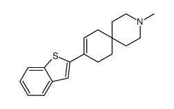 9-(1-benzothiophen-2-yl)-3-methyl-3-azaspiro[5.5]undec-9-ene Structure