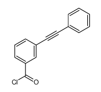 3-(2-phenylethynyl)benzoyl chloride结构式