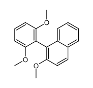 1-(2,6-dimethoxyphenyl)-2-methoxynaphthalene结构式