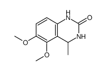 3,4-Dihydro-5,6-dimethoxy-4-methyl-2(1H)-quinazolinone Structure