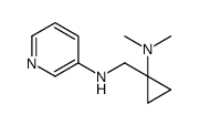 N-[[1-(dimethylamino)cyclopropyl]methyl]pyridin-3-amine结构式