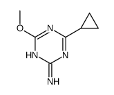 4-cyclopropyl-6-methoxy-1,3,5-triazin-2-amine Structure