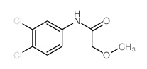 Acetamide,N-(3,4-dichlorophenyl)-2-methoxy-结构式