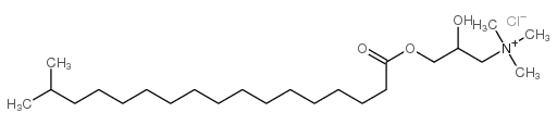 [2-hydroxy-3-[(1-oxoisooctadecyl)oxy]propyl]trimethylammonium chloride结构式