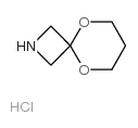5,9-Dioxa-2-aza-spiro[3.5]nonane, hydrochloride Structure