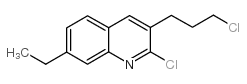2-Chloro-3-(3-chloropropyl)-7-ethylquinoline结构式