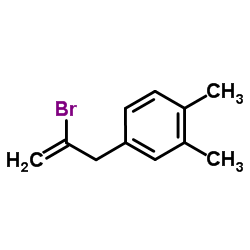 4-(2-Bromo-2-propen-1-yl)-1,2-dimethylbenzene Structure