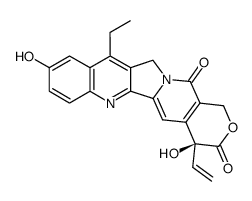 7-ethyl-10-hydroxy-18,19-dehydrocamptothecin结构式