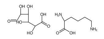 D-galacturonic acid, compound with L-lysine (1:1)结构式