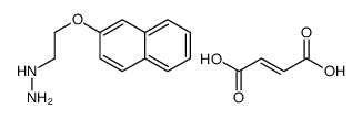 (Z)-4-hydroxy-4-oxobut-2-enoate,(2-naphthalen-2-yloxyethylamino)azanium Structure
