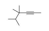 4,4,5-trimethylhex-2-yne Structure