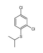 2,4-dichloro-1-propan-2-ylsulfanylbenzene结构式