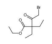 ethyl 4-bromo-2,2-diethyl-3-oxobutanoate结构式