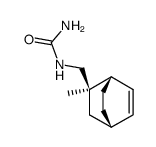 (+-)-(2-methyl-bicyclo[2.2.2]oct-5-ene-2exo-ylmethyl)-urea Structure