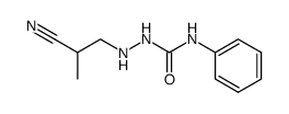 1-(2-Cyan-propyl)-4-phenyl-semicarbazid结构式