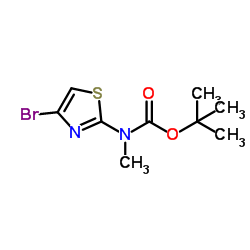 (4-溴噻唑-2-基)甲基氨基甲酸叔丁酯图片