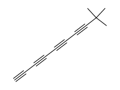 9,9-dimethyl-deca-1,3,5,7-tetrayne结构式