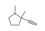 2-Pyrrolidinecarbonitrile,1,2-dimethyl-(6CI,9CI)结构式