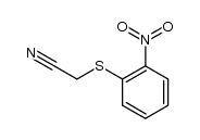 (2-nitrophenylthio)acetonitrile Structure