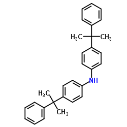 Bis[4-(2-phenyl-2-propyl)phenyl]amine structure