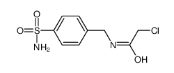 N-[4-(AMINOSULFONYL)BENZYL]-2-CHLOROACETAMIDE structure