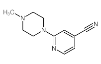 2-(4-Methylpiperazin-1-yl)isonicotinonitrile structure