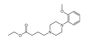 ethyl 4-(4-(2-methoxyphenyl)piperazin-1-yl)butanoate结构式