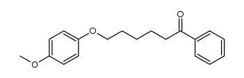 1-Benzoyl-5-(4-methoxy-phenoxy)-pentan结构式