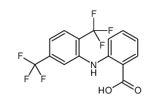 2-[[2,5-bis(trifluoromethyl)phenyl]amino]benzoic acid结构式