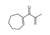 1-(cyclohept-1-en-1-yl)-2-methylprop-2-en-1-one Structure