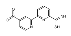 6-(4-nitropyridin-2-yl)pyridine-2-carbothioamide结构式