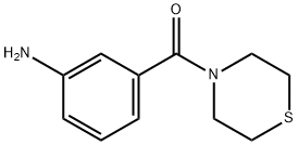 3-(Thiomorpholine-4-carbonyl)aniline Structure