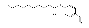 4-formylphenyldecaneoate Structure