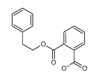 2-(2-phenylethoxycarbonyl)benzoate结构式