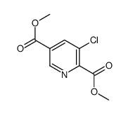 dimethyl 3-chloropyridine-2,5-dicarboxylate structure