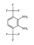 3,6-bis(trifluoromethyl)benzene-1,2-diamine结构式