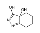 3H-Indazol-3-one,2,3a,4,5,6,7-hexahydro-3a-hydroxy-结构式