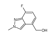 (7-fluoro-2-methyl-2H-indazol-4-yl)methanol Structure